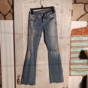 American Eagle Outfitters Light Blue Flare Jeans